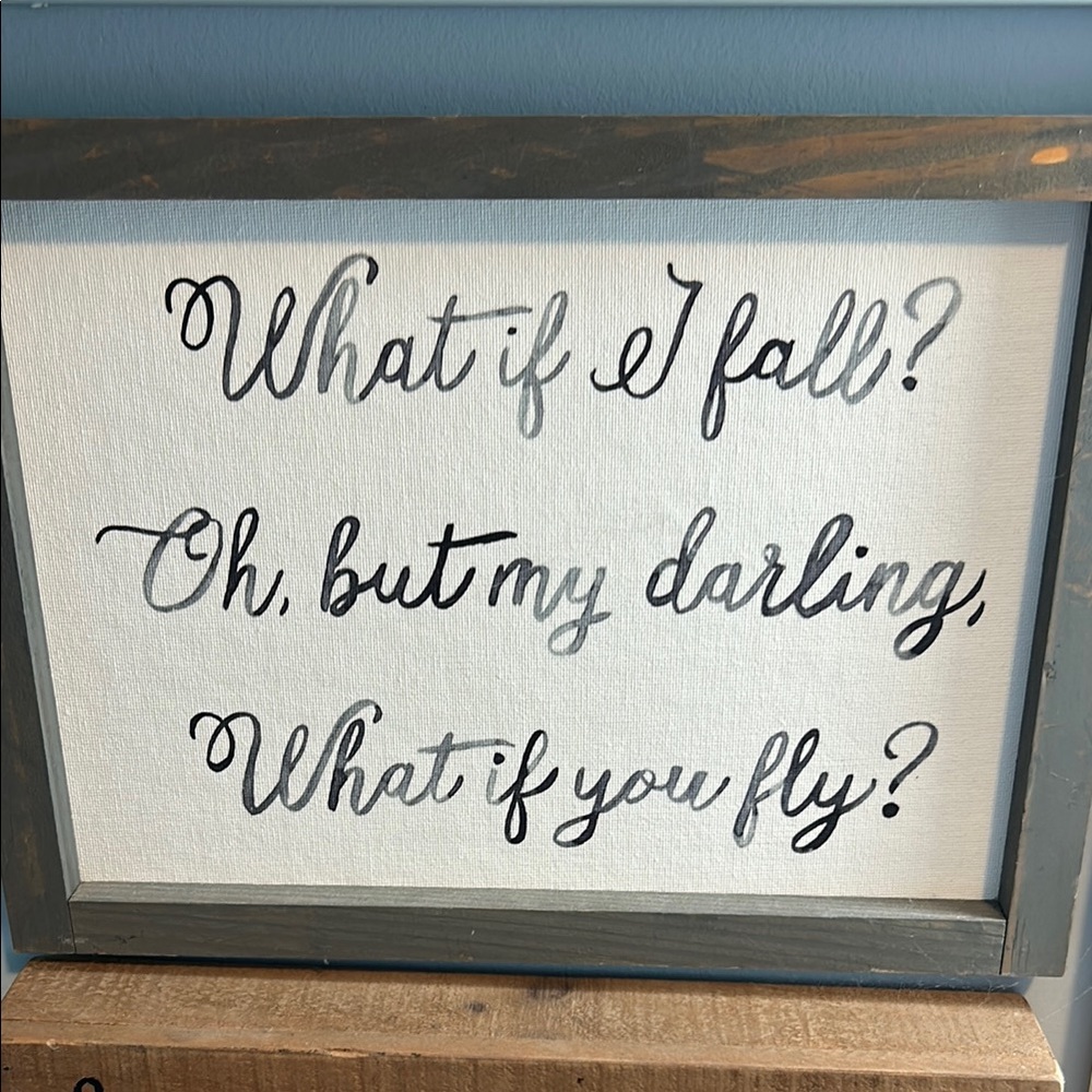 Inspirational Gray and White Wall Art